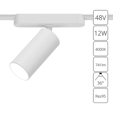 Магнитный трековый светильник Arte Lamp RAPID A6158PL-1WH